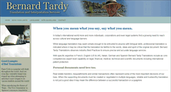 Desktop Screenshot of bernardtardy.com